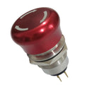 22mm Self Locking Emergency Stop Push Button AC 220V 5A 2NO 2NC Red