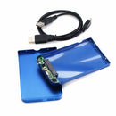 2.5" SATA Hard Drive Case (Blue) 500GB Max Capacity O6T4