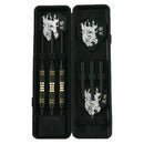 3x 18g Soft Tip Dart Black Coated Barrel Plastic with Flights Solid Brass I E8V3