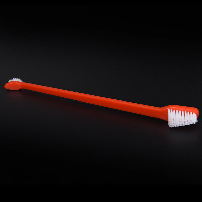 3Pcs/set Pet Finger Toothbrush Dog Breath Double Head Teeth Care Cat Cleaning JR