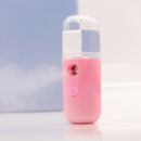 30ml Nano Mist Sprayer Facial Steam Humidifier Spray Beauty Device (Pink)