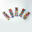 200Pcs Vibrant Colours Fluffy Small Craft Pompoms 18mm Black