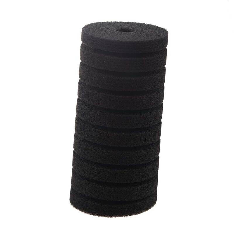 Aquarium Biochemical Sponge Double Water Filter Pump Black S7H4