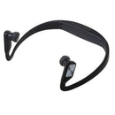 Fasdga Helmets Headphones Sport MP3 Player Wireless FM TF Card Black