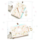 Floral Printed Accordion Document File Folder Expanding Letter/A4 Organizer Q9X9