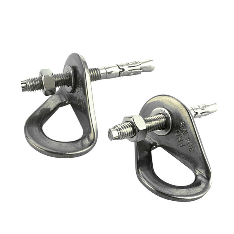 4Pcs 35KN Outdoor Rock Climbing Anchor Set Bolt Hanger Expansion Screw Piton