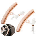 2x Motorcycle Tyre Tire Iron Tool Protectors Wheel Changing Rim Edge Saver Co BX