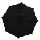 Anti-UV Lady Women Flouncing Princess Dome Parasol Sun/Rain Foldable Umbrel H1A8