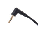 3.5mm 3pole Audio Stereo Male To Female 90Degree Right Angled Extension Cable TO