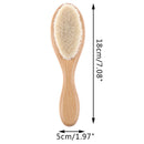 3Pcs Wooden Baby Hair Brush Comb For Newborns Toddlers Hairbrush Head Massag Hn