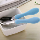 Life Children Stainless Cutlery Set with Spoon Fork and Travel Caseï¼ˆPinkï¼‰