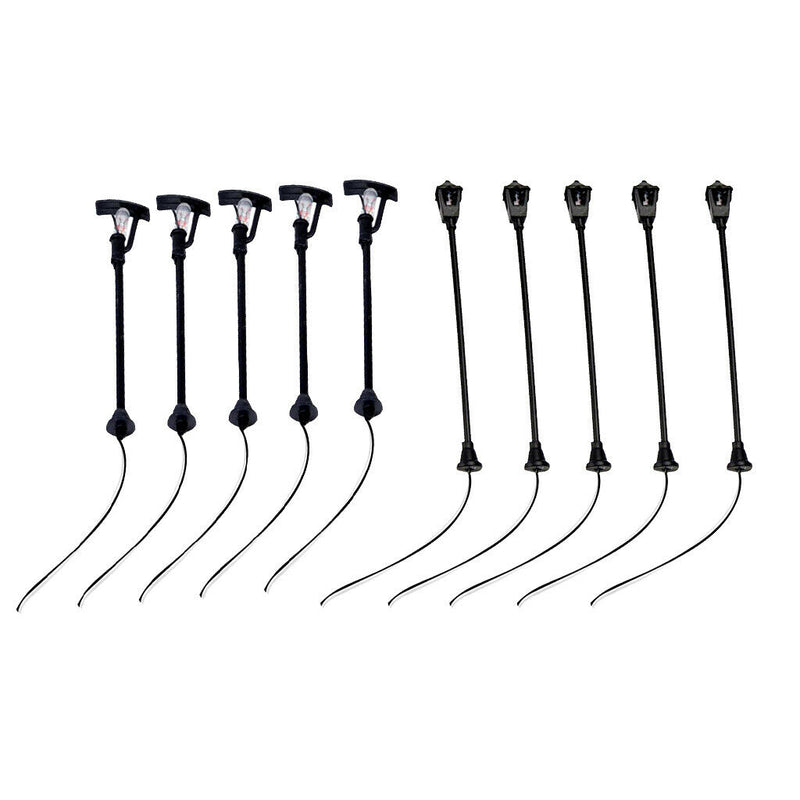 5PCS Street Light LED Lamp Post for Railway Yard Mini Lanscape LED Light  01