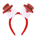 Cartoon Flashing Christmas Headband Light Up Accessories (Santa Claus)