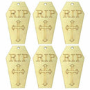 10pcs Wooden Halloween Tombstone Pendant Small Hangings Pendants Props for