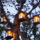 2pcs Waterproof Solar Table Lamp Garden Hanging Decor LED Candle Light
