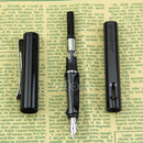 Jinhao Noblest 599A Safari Calligraphy Fountain Pen Plastic Cap & Barrel Black