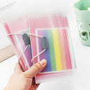 A6 File Bag Cute Color Mini Receipt Bill Bag Organizer Folder Holder Hot