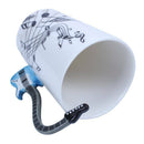 300ML Guitar Cup Music Note Ceramic Acoustic Coffee Milk Tea Mug Gift, Elec