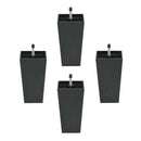 4x Furniture Legs Replacement Natural Wood Legs Sofa Couch Cabinet Cube Feet