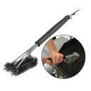 18" Long Handle Barbeque BBQ Grill Brush Bristles Quick Clean Tool Cleaner