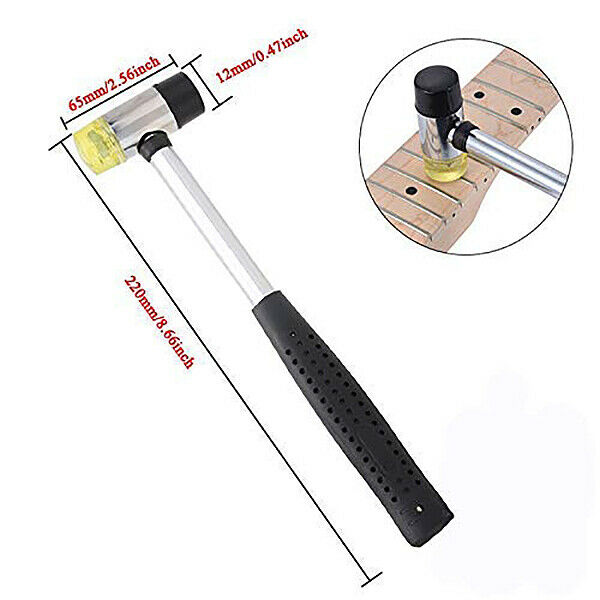 Guitar Luthier Tool Kit Include Fret Rubber Hammer, Guitar Fret Crowning Fi