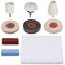 9PCS Polishing Buffing Pad Mop Cloth Wheel Compound Set Drill Kit for Aluminum#