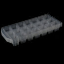 21Grid Ice Cube Pudding Maker Mold Refrigerator Ice Mould Tray Tool Plastic  TE