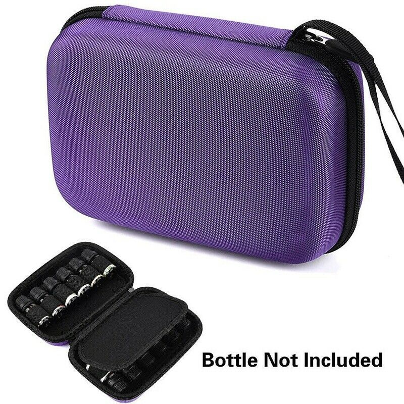 Portable Essential Oil Carrying Case - Hard Shell Case Holds 12 Bottles (Ca T4A7