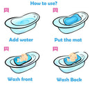 Baby Bathtub Seat Mat, Newborn Bath Cushion, Toddler Bath Pillow Pad For Sit-up