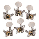 6 Pieces 3R 3L Guitar Machine Heads Mechanical Tuning Pegs For Acoustic Guitar