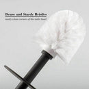 Toilet Brush and Holder Set, Toilet Bowl Brush with Holder Black for BathrooS5S2