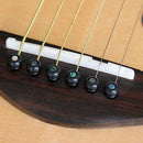 6x Guitar String Endpin Peg Bridge Pins Acoustic Fixed Cone Replacement Parts