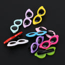 10pcs/Set Plastic Pet Sunglasses Hairpin Headdress Dog Hair Clip Pets Head A