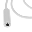White 1M 3.5mm Male to Female Jack Stereo Audio Headphone Extension Cable J Nw