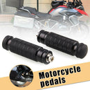2pcs Aluminum Motorcycle Rear Footrests M8 Foot Pegs Pedals Motor Bike Parts A