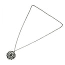 5X(Fashion Women's Hollow Flower Shinning Rhinestone Long Sweater Chain Ne R4X5)