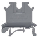 Uk2.5N-Gr Din Rail Terminal Block, Screw Clamp, 600V 20A 24-12Awg, Pack Of