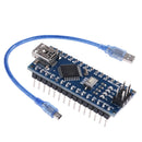 1Pc mini USB Nano V3.0 ATmega328P CH340G micro-controller board with cable M&