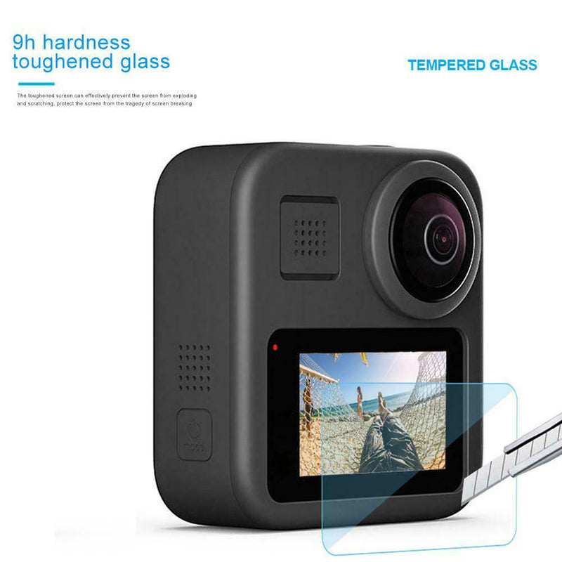 Scratchproof Tempered Glass Film HD Screen Protector for GoPro Max Action Camera