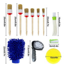 17 Pieces Car Cleaner Brush Set for Cleaning Car Motorcycle Automotive Clea