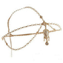 Women Fashion Metal Rhinestone Head Chain Headband Head Piece Hair band Jew