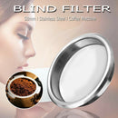 Coffee Machine Universal 58mm Stainless Steel Blank Filter for-AIBO WEGA Rocket