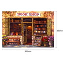 5D DIY Full Drill Diamond Painting Book Shop Cross Stitch Embroidery Mosaic