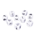 9pcs Story Dice Puzzle Board Game Telling Story Children Funny English GaTSJA3C