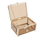 Cosmetics Storage Box Display Bonsai Holder Flowerpot with Lid for Ring Earring