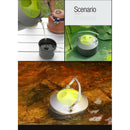 Portable 0.9L Aluminum Alloy Camping Picnic Water Kettle Teapot Pot Coffee