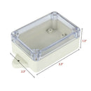 3.9x2.7x1.6 inch(100mmx68mmx40mm) ABS Junction Box Universal Project Enclos Z9O7