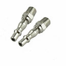 Air Line Hose Fitting Connector Quick Release 1/4 Male Thread 5pk N6E6