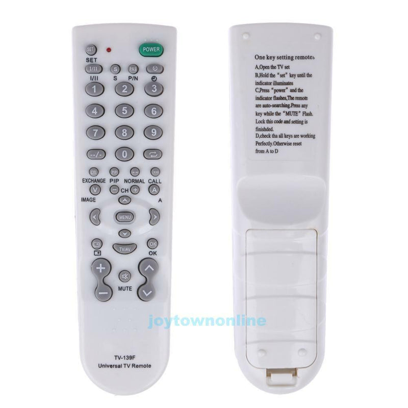 Universal Portable Replacement Remote Controller for Television TV Set TV-139F