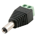 40Pcs Power Cable Female & Male Plug Connector DC 5.5mm x 2.1mm For CCTV Camera